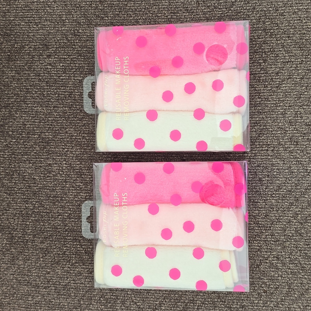POSH + POP BRAND REUSABLE MAKEUP REMOVING CLOTHS BUNDLE